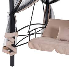 Whether you're furnishing a guestroom or a small bedroom, check out our stylish designs in for a great addition to any room. 3 In 1 Patio Swing Gazebo Canopy Daybed Hammock Canopy Tent Outdoor Furniture 842525120470 Ebay