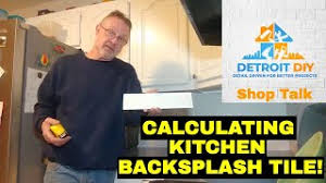 Find the total backsplash area in square. How To Calculating Kitchen Backsplash Tile Easy Math For Beginners Youtube