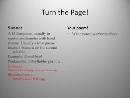 How Do I Love Thee Let Me Count The Ways Rhyme Scheme Poetry Terms Handbook By Mrs Houghland Turn The Page Turn To The Inside Page Elements Of Poetry Personification Words That Give An Animal Thing Ppt Download