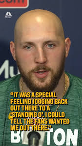 Garrett Crochet says it was a special moment at Fenway heading out to try  and finish off the complete game shutout vs. the Yankees 🔊