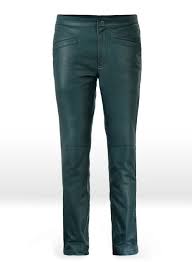 Soft Prussian Blue Zoey Leather Pants Made To Measure Custom Jeans For Men Women Makeyourownjeans