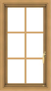 It looks like a picture window because unlike double hung or sliding windows, a casement window has no rail. Chrimson 18 32 17 5 X 31 5 Inch Pine Wood Light Grey Aluminum Push Out Casement Window With Colonial Grids Chrimson Windows Doors Services