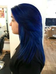 A young natasha romanoff has blue hair in black widow's prologue sequence, which exemplifies her conviction to get into character. That S Blue Hair Styles Dark Blue Hair Ombre Hair Color