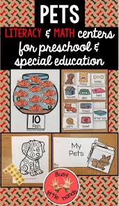 This Unit Contains Language Literacy Activities Vocabulary Cards And A Picture Match Rhymi Preschool Special Education Math Centers Subitizing Activities