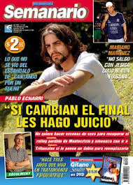 Pablo echarri, conocido por su militancia a favor del kirchnerismo, reveló que tiene deseos de lanzarse en el mundo de la política, aunque no en cualquier cargo: Pablo Echarri Semanario Magazine 08 November 2006 Cover Photo Argentina