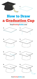How To Draw A Graduation Cap Really Easy Drawing Tutorial Graduation Cap Drawing Graduation Drawing How To Draw A Graduation Cap