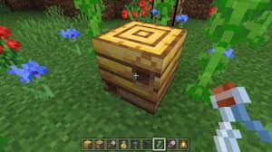 Luring the bees to constructed hive requires players to, of course, build a bee hive, which can be made using honeycomb and wood. How To Get Honey From A Beehive In Minecraft