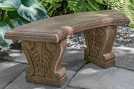 Concrete outdoor furniture & stone furniture. Cast Stone Furniture Birdsall Co