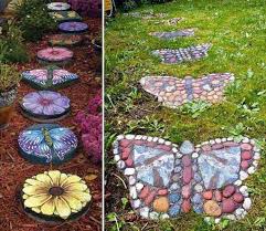 19 Handmade Cheap Garden Decor Ideas To Upgrade Garden Diy Garden Projects Garden Art Projects Stepping Stones Diy