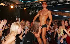 Sexy steamy fun: Watch men striptease like it's their last day on earth!
