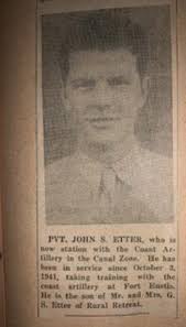 THE ETTER BROTHERS, JUST A LITTLE COCKY THIS PHOTO WAS MADE JUST AFTER THE  WAR AT THE GUY AND ADA ETTER HOMEPLACE ON THE SOUTH FORK OF REED CREEK JUST  AFTER THE