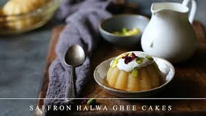 These Saffron Halwa Ghee Cakes Are A Celebration Of Flavours That Are Beyond Good I Make These Tea Cakes Often And G Tea Cakes Eggless Baking Eggless Recipes