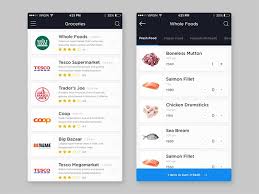 Radius 7 App Grocery Shopping Web App Design App Grocery Shop