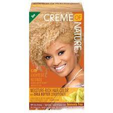 This liquid permanent hair color provides rich long lasting color with shine. Creme Of Nature Moisture Rich Hair Colour Lightest Blonde C43 Buy Online In Andorra At Andorra Desertcart Com Productid 144439974