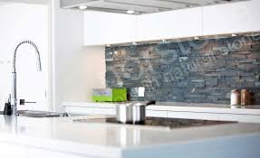 If you like the pattern of the subway tile but are looking for a bit more oomph, draw inspiration from this beautiful jungalow style kitchen. Natural Stacked Stone Backsplash Tiles For Kitchens And Bathrooms