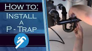 Kitchen sink plugged or draining slow??? How To Install A P Trap Plumbersstock Com Youtube