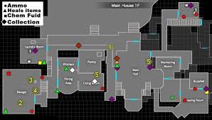 Main House Map Resident Evil 7 Re7 Samurai Gamers