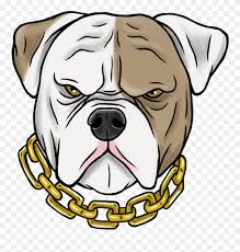 Vintage bodybuilding macot on the dark background. American Bulldog Face Cartoon Clipart 5335216 Pinclipart