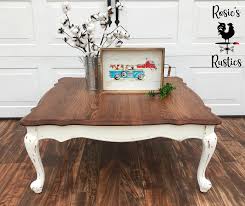 Rustic Farmhouse Coffee Table Coffee Table Farmhouse Painted Coffee Tables Chalk Paint Coffee Table
