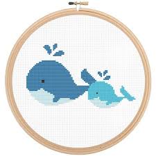These little designs are the perfect size for a burp cloth, quilt square, blanket, bib, and even for embellishing baby's clothing. Cross Stitch Pattern Baby Gift Nursery Adorable Whales Etsy Baby Cross Stitch Patterns Cross Stitch Animals Animal Cross Stitch Patterns