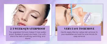 Wendy Cluster Eyelash Glue Black Sensitive Lash Glue DIY Lash Extension  Glue