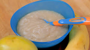 banana apple rice porridge baby food recipe 6m