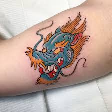 Dragons are part of the myths of many different cultures, and in each culture it today's tattoo artists create dragon tattoo art that can look traditional or modern, tribal or realistic, sweet (baby dragon), charming or terrifying. Joshua Bowers Tattoos And Machines