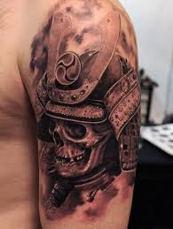 top 80 best skull tattoos for men manly designs and ideas warrior tattoos samurai tattoo design skull tattoo design