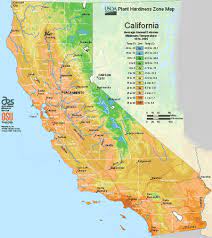 California Planting Zones Usda Map Of California Growing Zones Plant Hardiness Zone Map Organic Gardening Tips Planting Zones Map