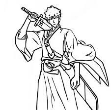 Bleach ichigo coloring pages sketch coloring page. Coloring Page Bleach Immortal Soul Ichigo 7