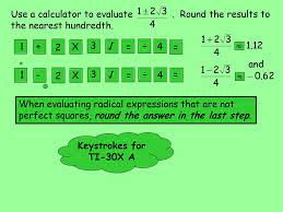 Roots are often written using the radical symbol √, with √y, denoting the square root. Warm Up Use A Calculator To Evaluate Ppt Download