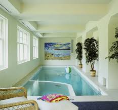 This one is a swimming pool room with the modern decorating style which is so inspiring to copy. 50 Indoor Pool Ideas Swimming In Style Any Time Of Year