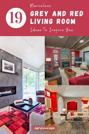 You will no doubt need some seating options incorporated into your living room design, which can range from small accent chairs to a big roomy sectional. 19 Marvelous Grey And Red Living Room Ideas To Inspire You Aprylann