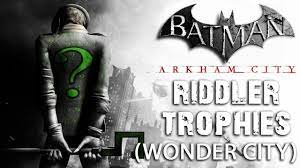 Arkham city riddler challenges walkthrough video in high definition all. Batman Arkham City Wonder City Riddler Trophies Youtube