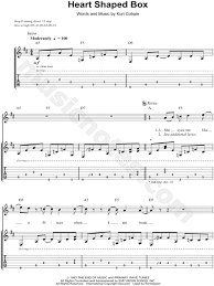 We did not find results for: Nirvana Heart Shaped Box Guitar Tab In D Major Download Print Sku Mn0090336