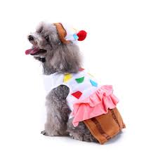 Amakunft Cute Pet Food Costume Cupcake Pet Suit With Hat For Dog Cat Halloween Christmas