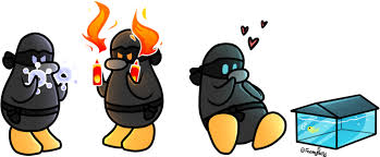 Stream pirate party 2014, a playlist by club penguin from desktop or your mobile device. Ninja Penguins By Duskofgold5 On Deviantart Penguins Club Penguin Anime Fnaf