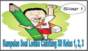 Soal lomba calistung sd kelas 1 2 3 tahun 2019 soal lomba calistung sd kelas 1 2 3 tahun 2018 pada postingan ini aku akan berbagi soal lomba calistung membaca menulis dan berhitung jenjang sd kelas 1 2 3 tahun 2018 yang tentunya sanggup anda unduh secara gratis. Terbaru 24 Kumpulan Soal Kelas 2 Sd