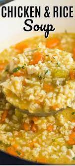 Soup Recipes Chicken Rice Soup Easy Healthy Soup Chicken Rice Soup Healthy Soup Recipes