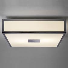 Price match guarantee · daily deals · easy returns Ip44 Flush Fit Square Led Bathroom Ceiling Light With Chrome Surround