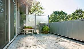 Windschutz Fur Die Terrasse Den Balkon Den Garten