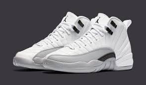 Jordan 12 shoes coloring pages. Air Jordan Xii 12 White Grey Black Sole Collector