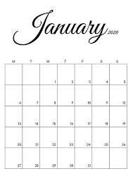 2019 2020 Calendar Printable Dated Calendar Printable Etsy Calendario Para Imprimir Gratis Calendario Para Imprimir Calendario Mensual Para Imprimir