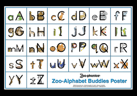 Zoo Alphabet Buddies Poster Zoo Phonics Phonics Phonics Printables