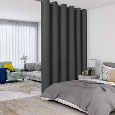 There are many ways you can go about soundproofing a wall. Buy Lordtex Dark Grey Room Divider Curtains Total Privacy Wall Room Divider Screens Sound Proof Wide Blackout Curtain For Living Room Bedroom Patio Sliding Door 1 Panel 8 3ft Wide X 7ft