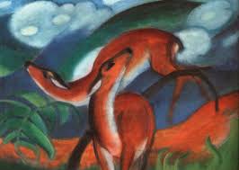Red Deer II by Franz Marc