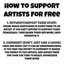 Artists Need The Help Of Others To Support Their Gifts Support Artists Get Real Instagram Followers Supportive