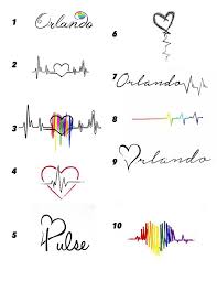 Stigma Bar And Tattoo Orlando Pulse Inspired Flash Tattoos Herzschlag Tattoos Feen Tattoo Puls Tattoo