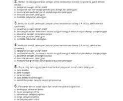 Maybe you would like to learn more about one of these? Contoh Soal Pelayanan Prima Dan Jawabannya