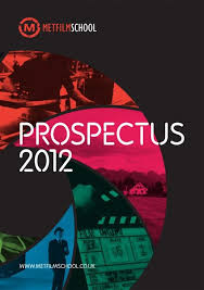 Met Film School Prospectus 2012 By The Church Of London The Cover Reminds Me Of The Famous 007 Seque Yearbook Covers Design College Brochure School Prospectus